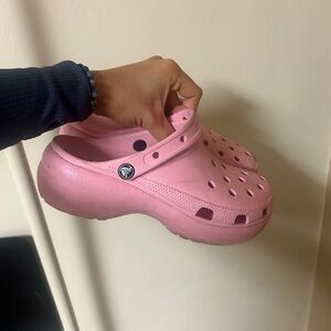 Platform crocs